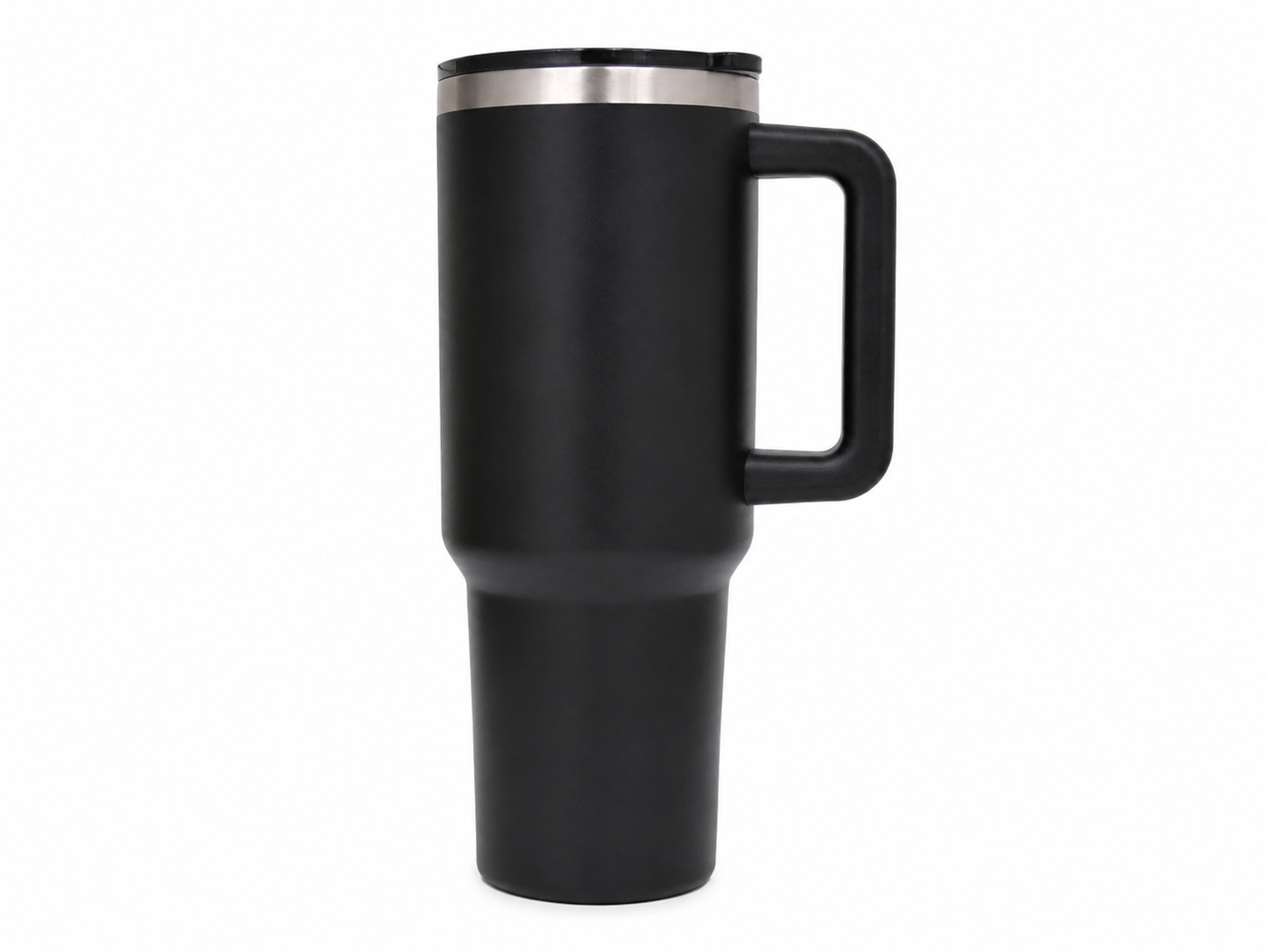 Black Travel Handle Tumbler